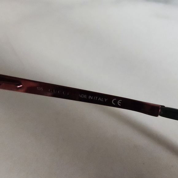 Gucci 2730 45J Burgundy petite Y2K eyeglasses (with prescription lenses) - Picture 4 of 7